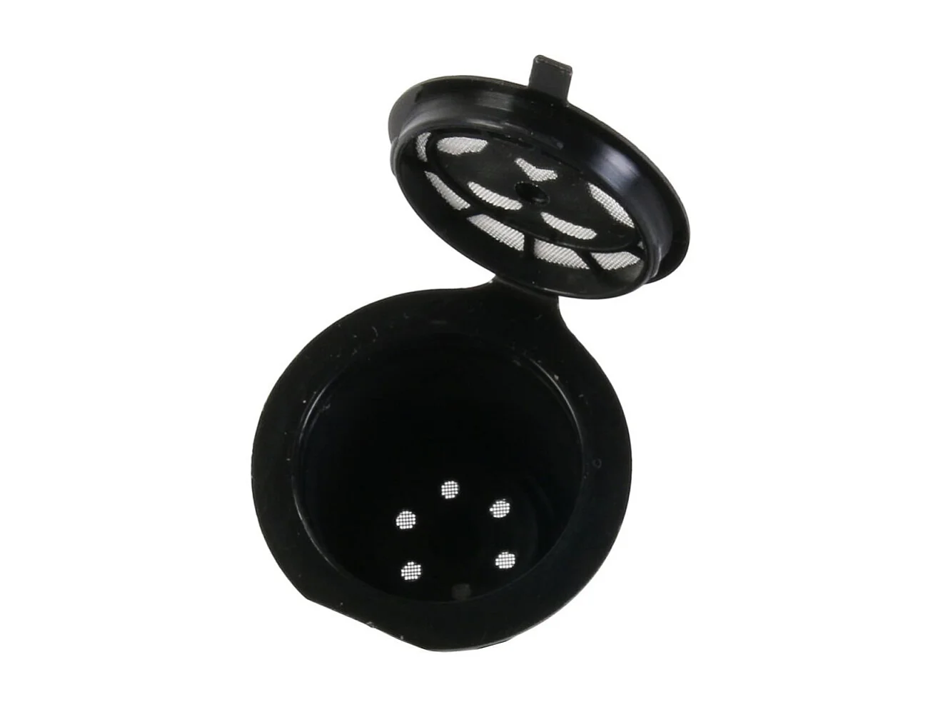 Lot de 3 Capsules à Café Espresso "Ecolo" 4cm Noir