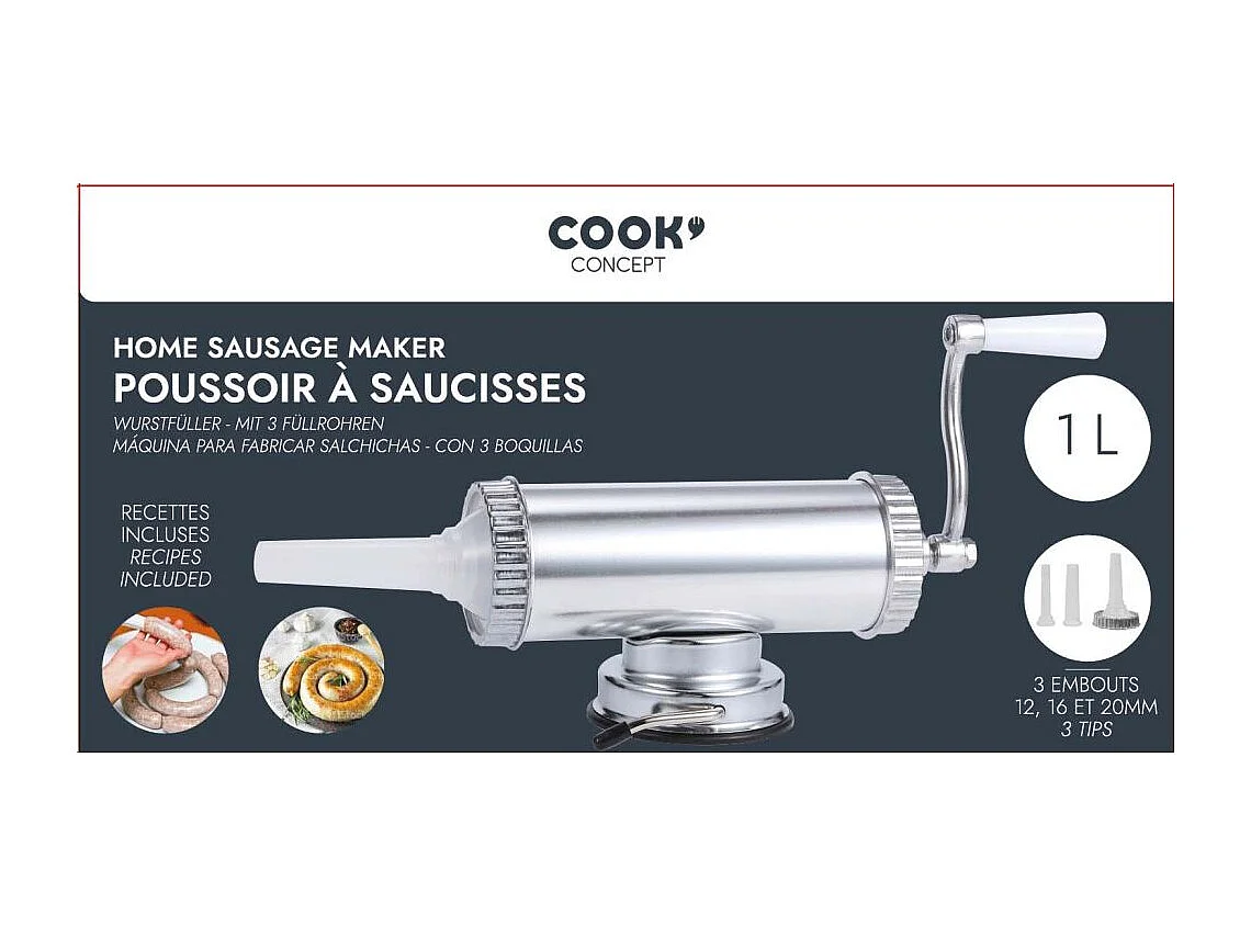 Fabrique A Saucisse Maison Avec 3 Embouts