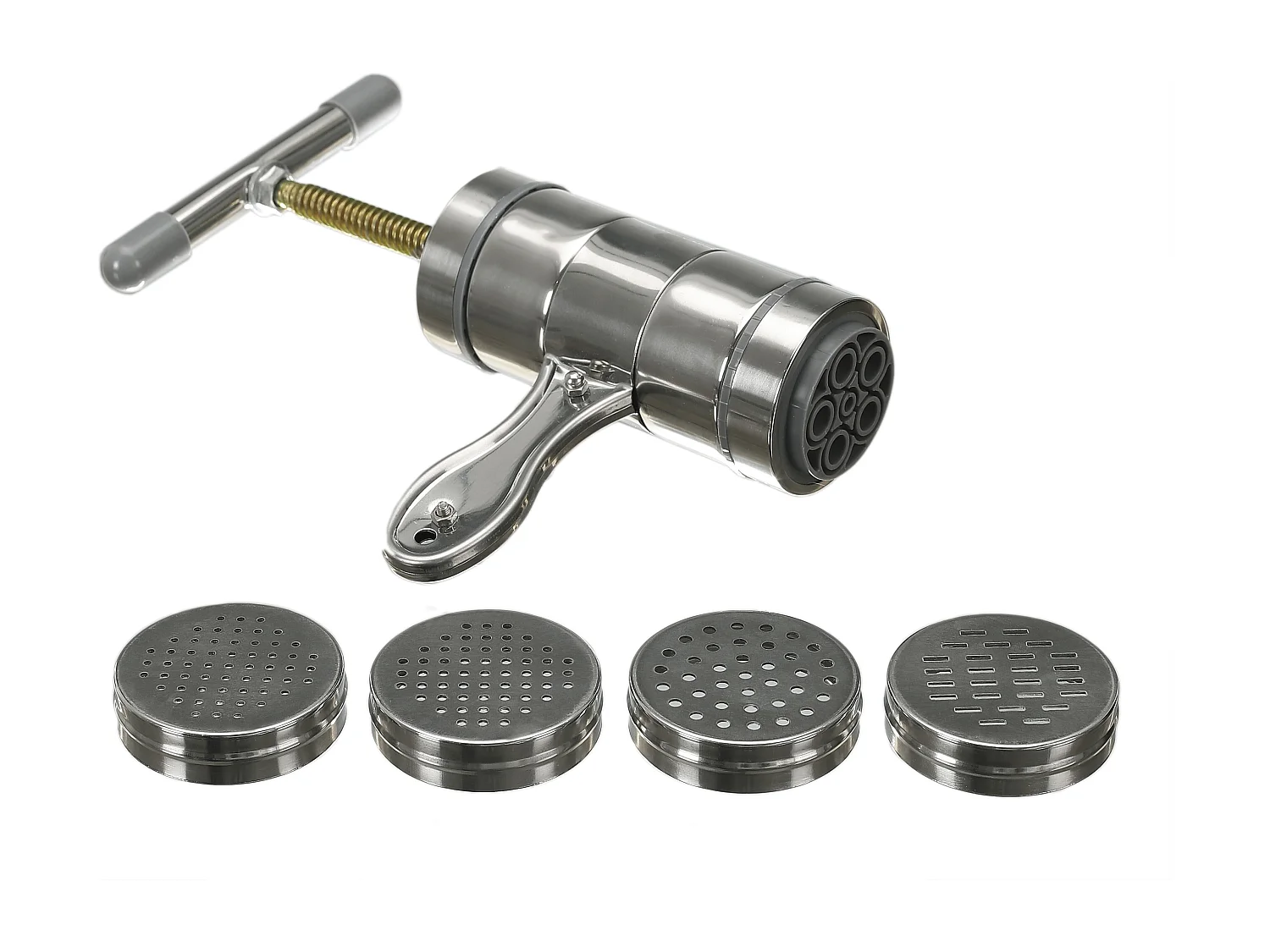 Machine A Pates Manuelle Moules X5 Argent