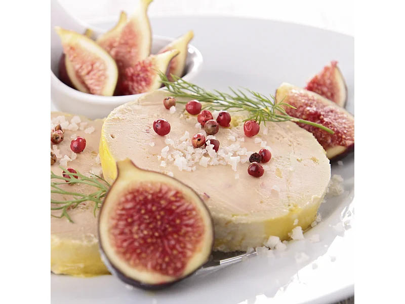 Coffret Foie Gras Lyre Et Planche De Decoupe2 Marron, Argent