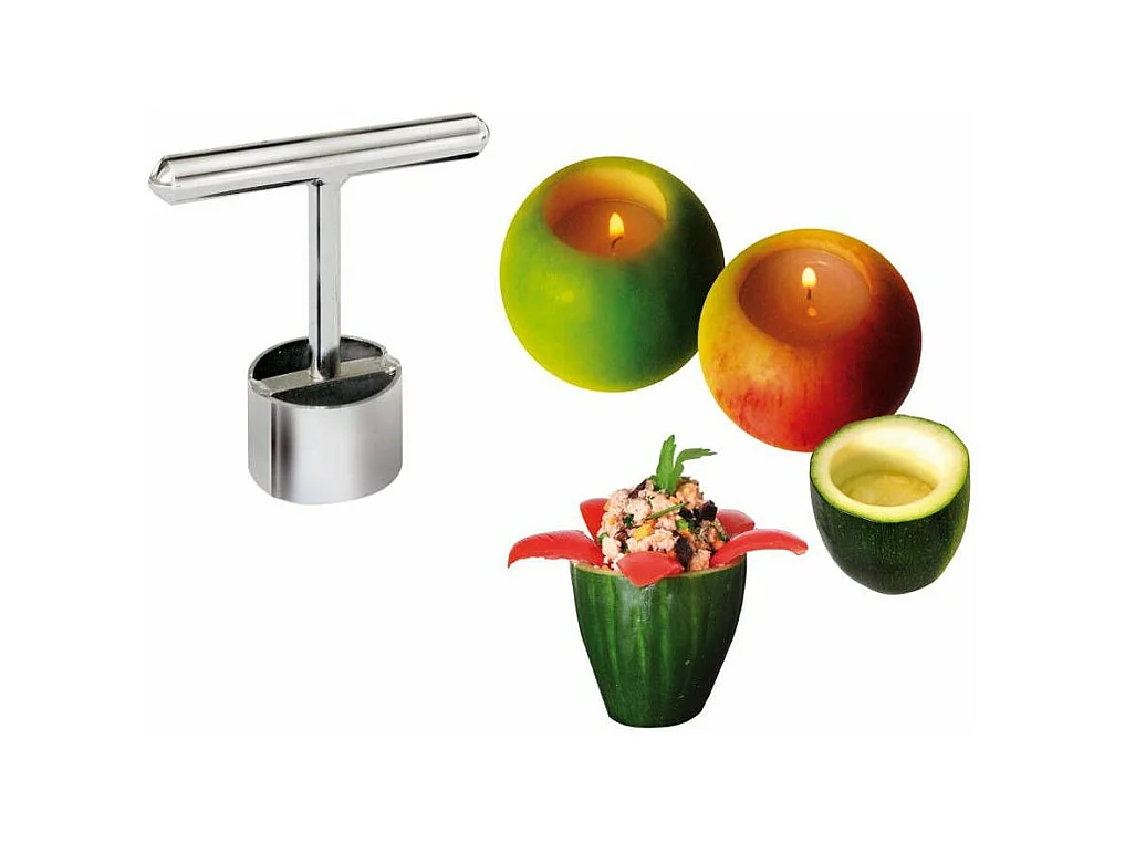 Cortador de frutas y verduras de acero inoxidable