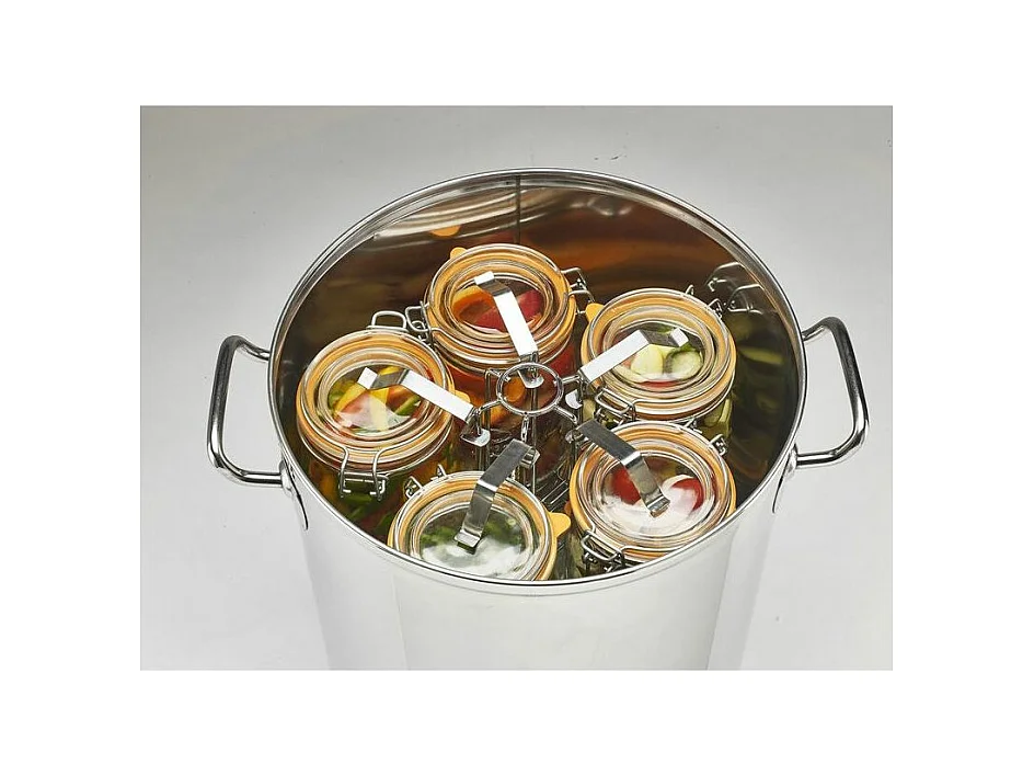 Stérilisateur électrique en inox 10 bocaux