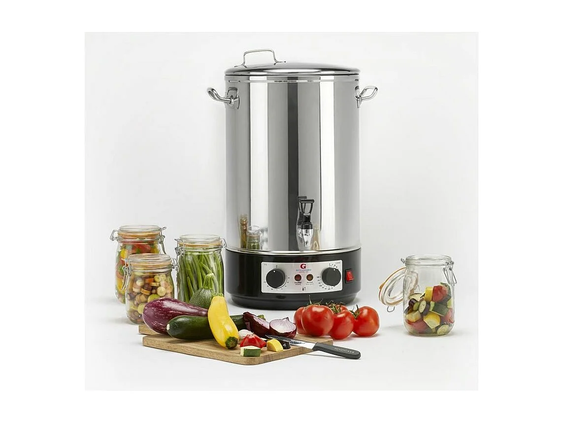 Stérilisateur électrique en inox 10 bocaux