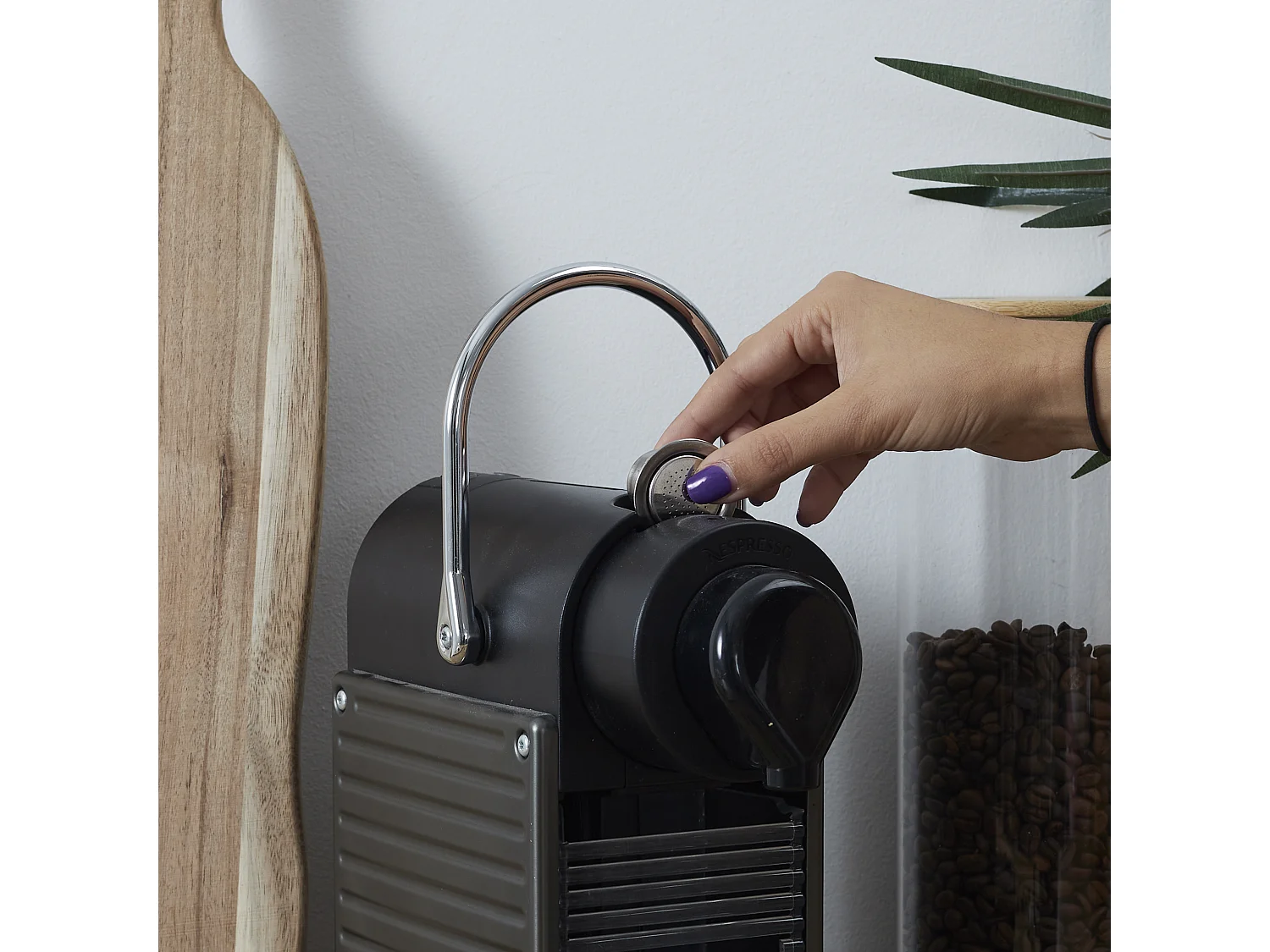 Capsule Reutilisable Acier Adapte Nespresso Argent