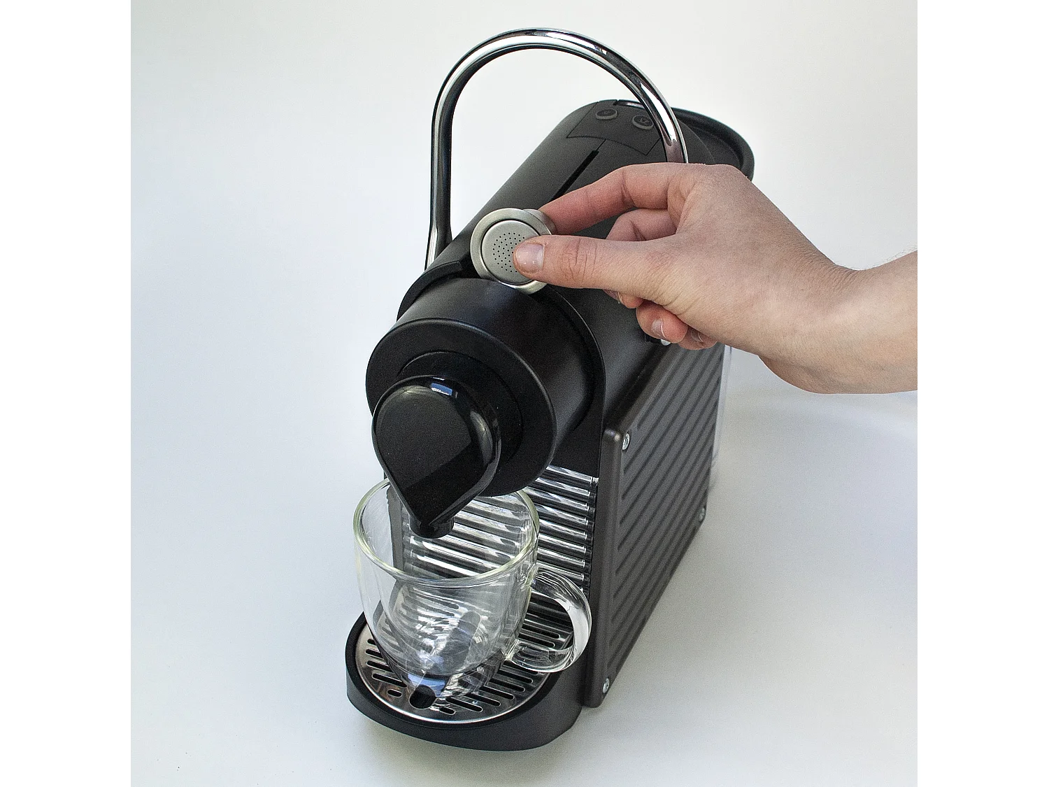 Capsule Reutilisable Acier Adapte Nespresso Argent