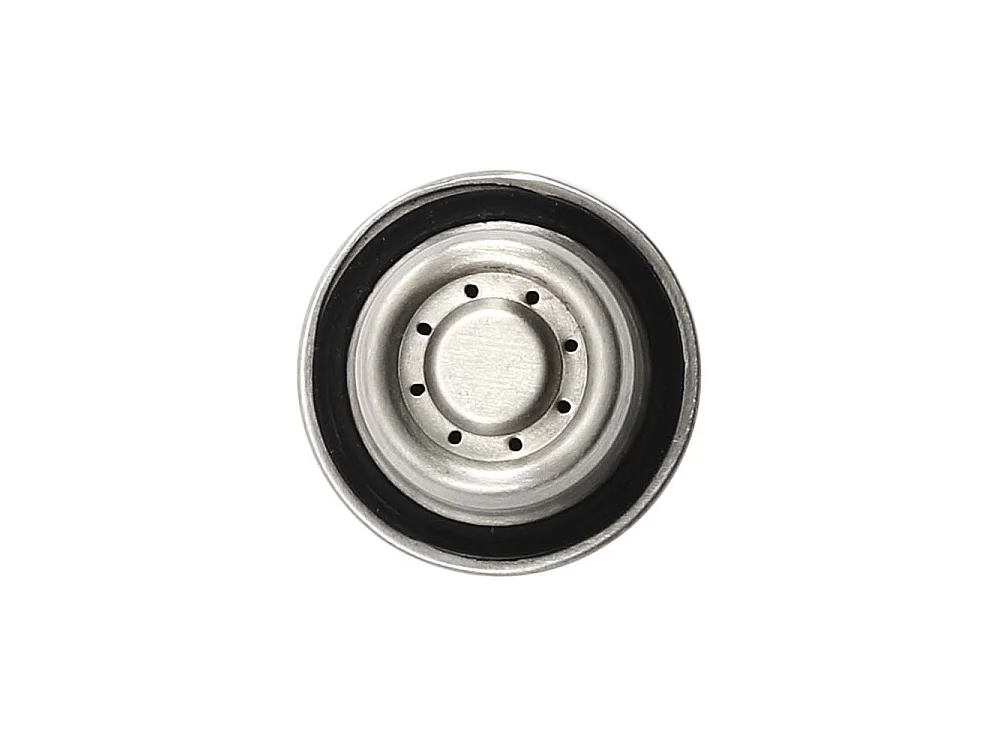 Capsule à Café Espresso Inox "Ecolo" 4cm Argent