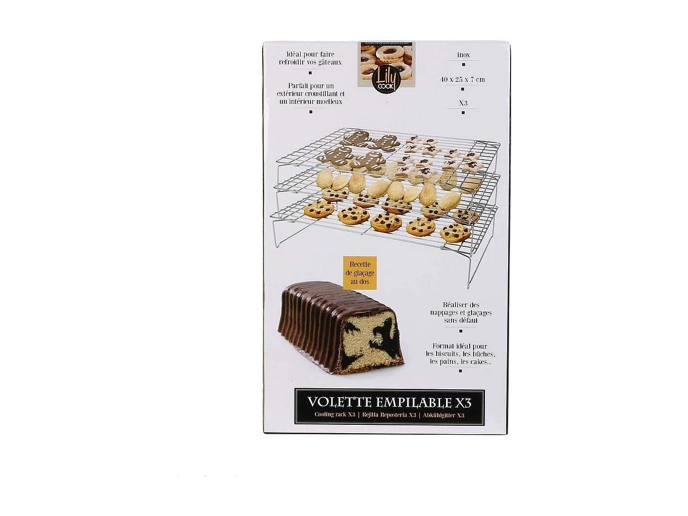 Grille De Refroidissement 3 Etages Gris