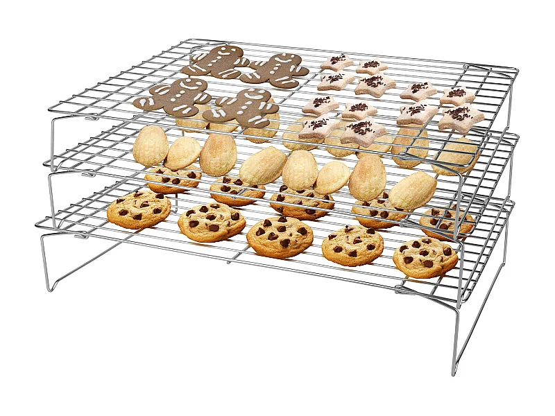 Grille De Refroidissement 3 Etages Gris