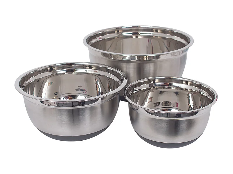 Bol Inox Gris X3 Gris