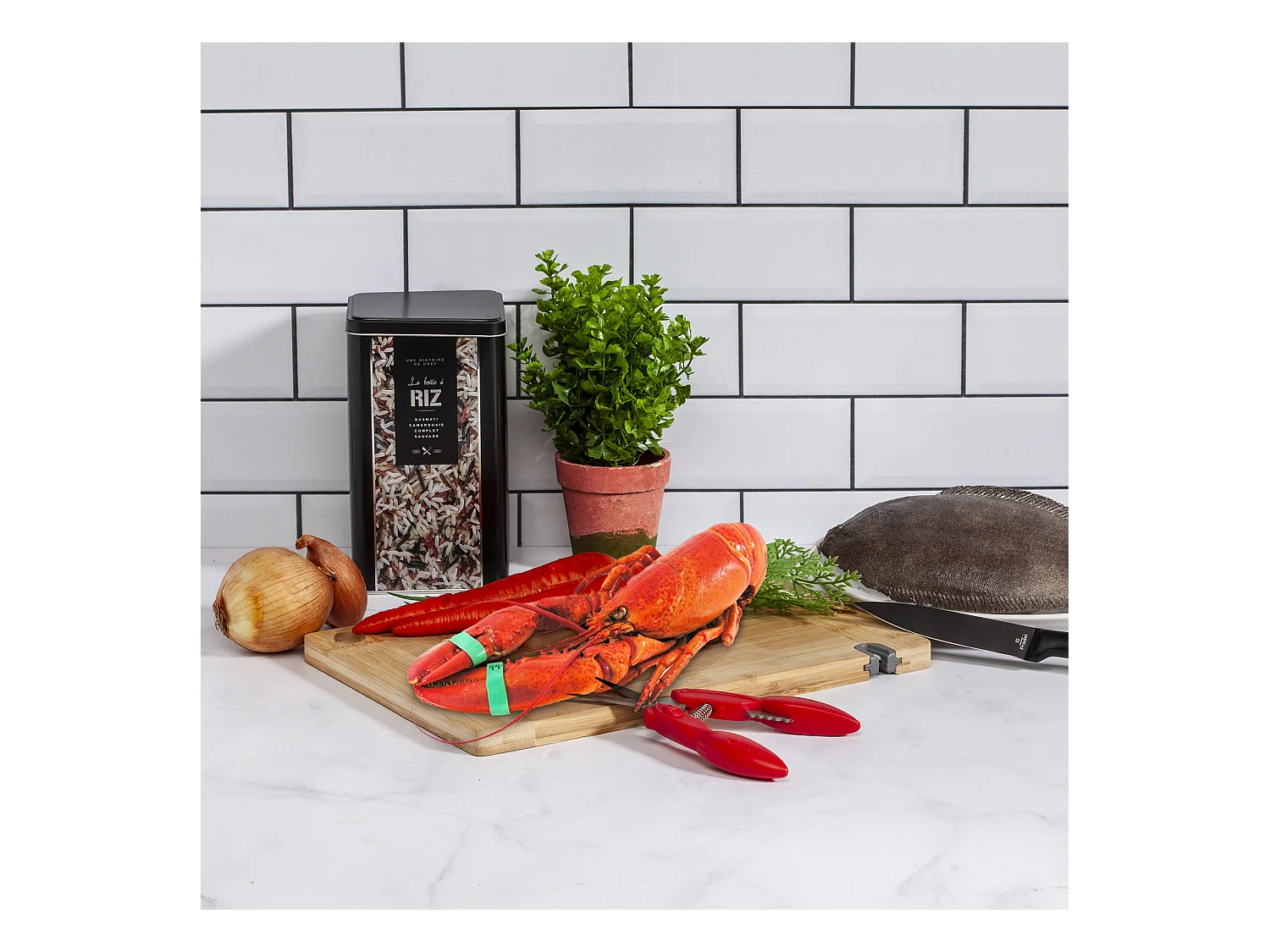 2-in-1-Schere für Krustentiere