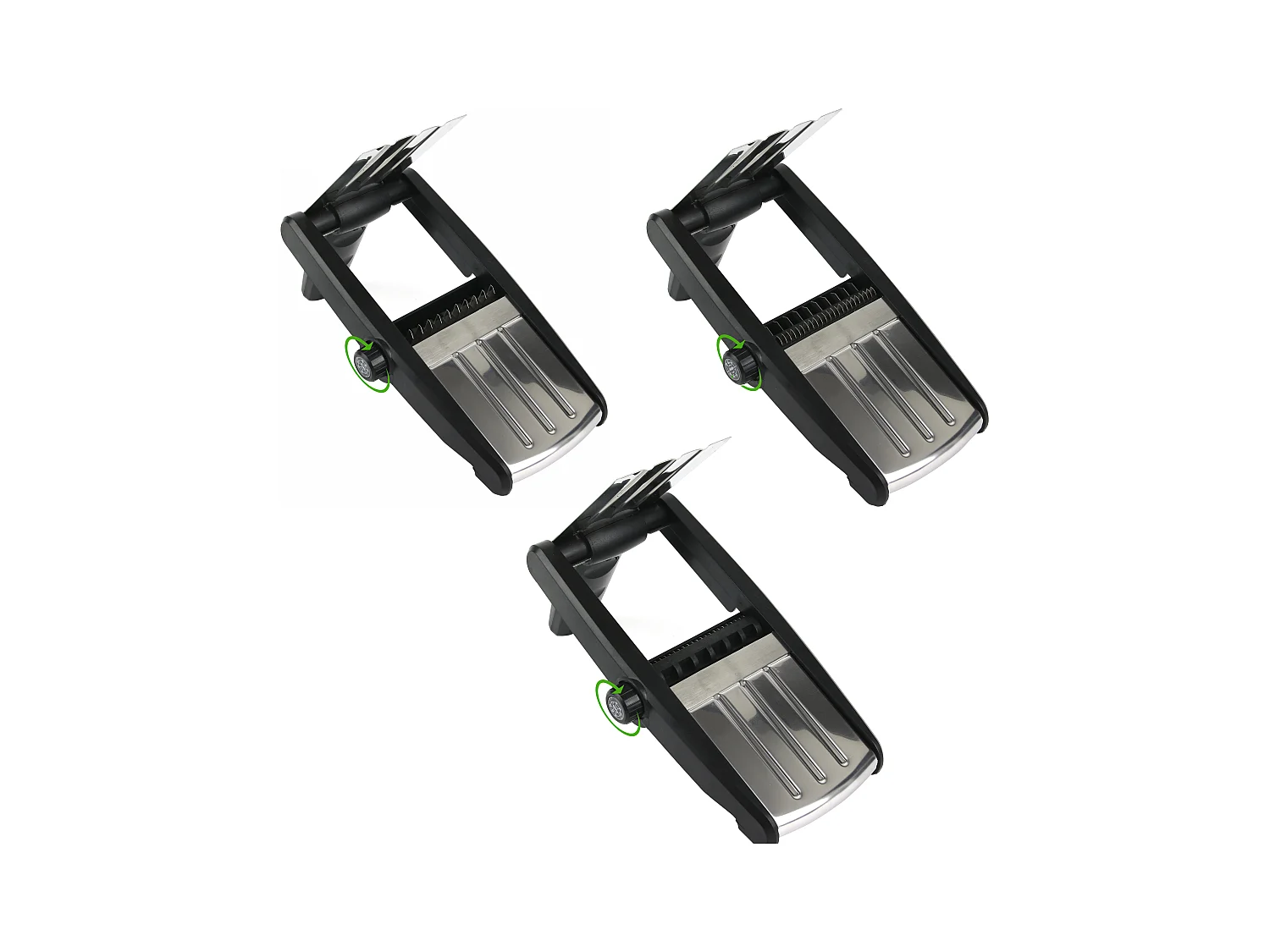 Mandoline Noir, Violet, Beige