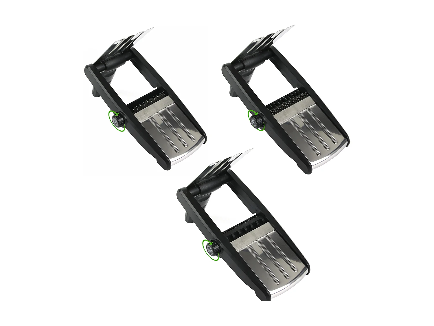 Mandoline Noir, Violet, Beige