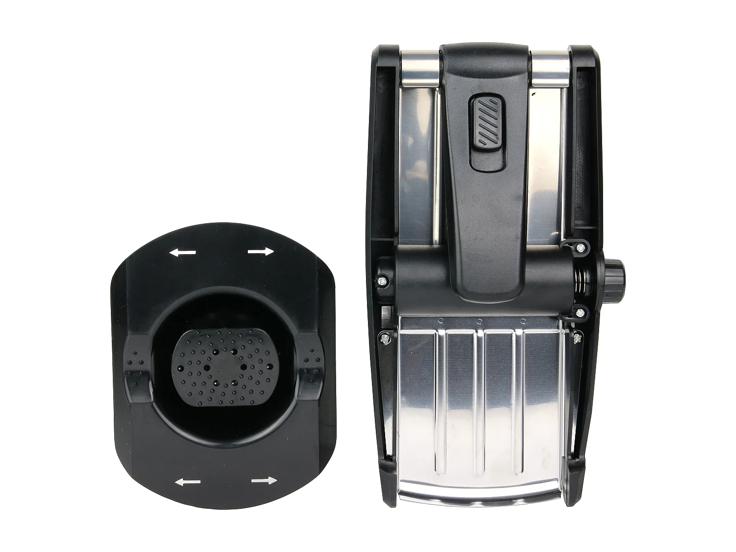 Mandoline Decoupe Legume Noir, Violet, Beige