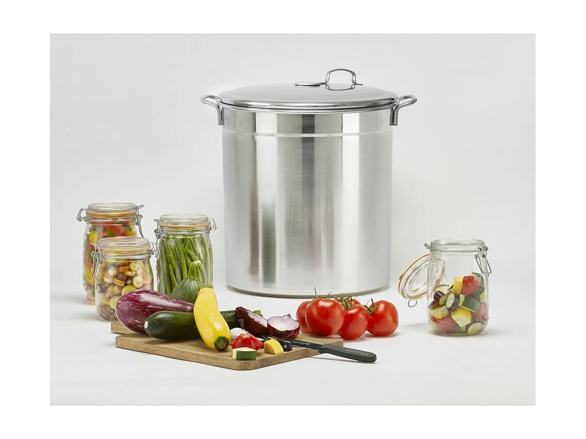 Stérilisateur ou faitout tout inox Pour 12 bocaux