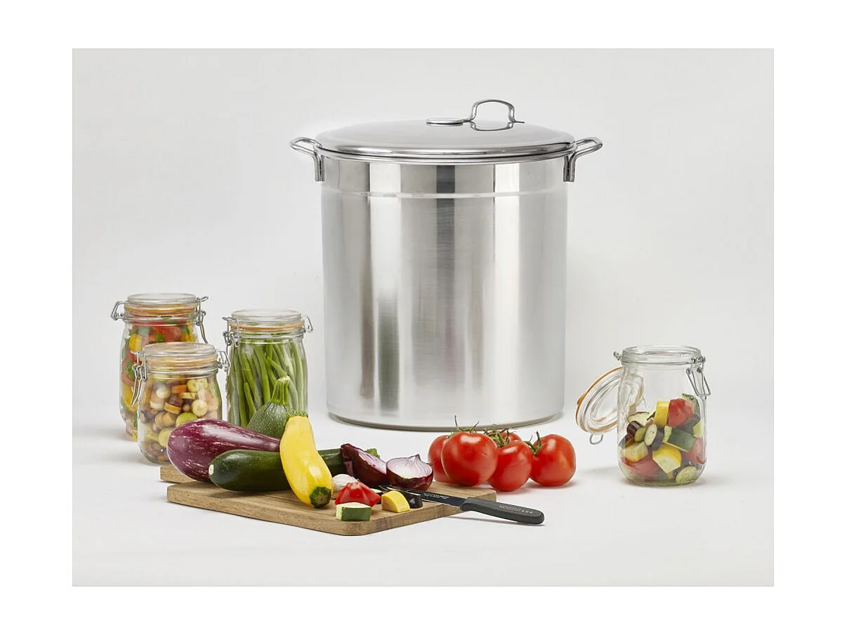 Stérilisateur ou faitout tout inox Pour 12 bocaux