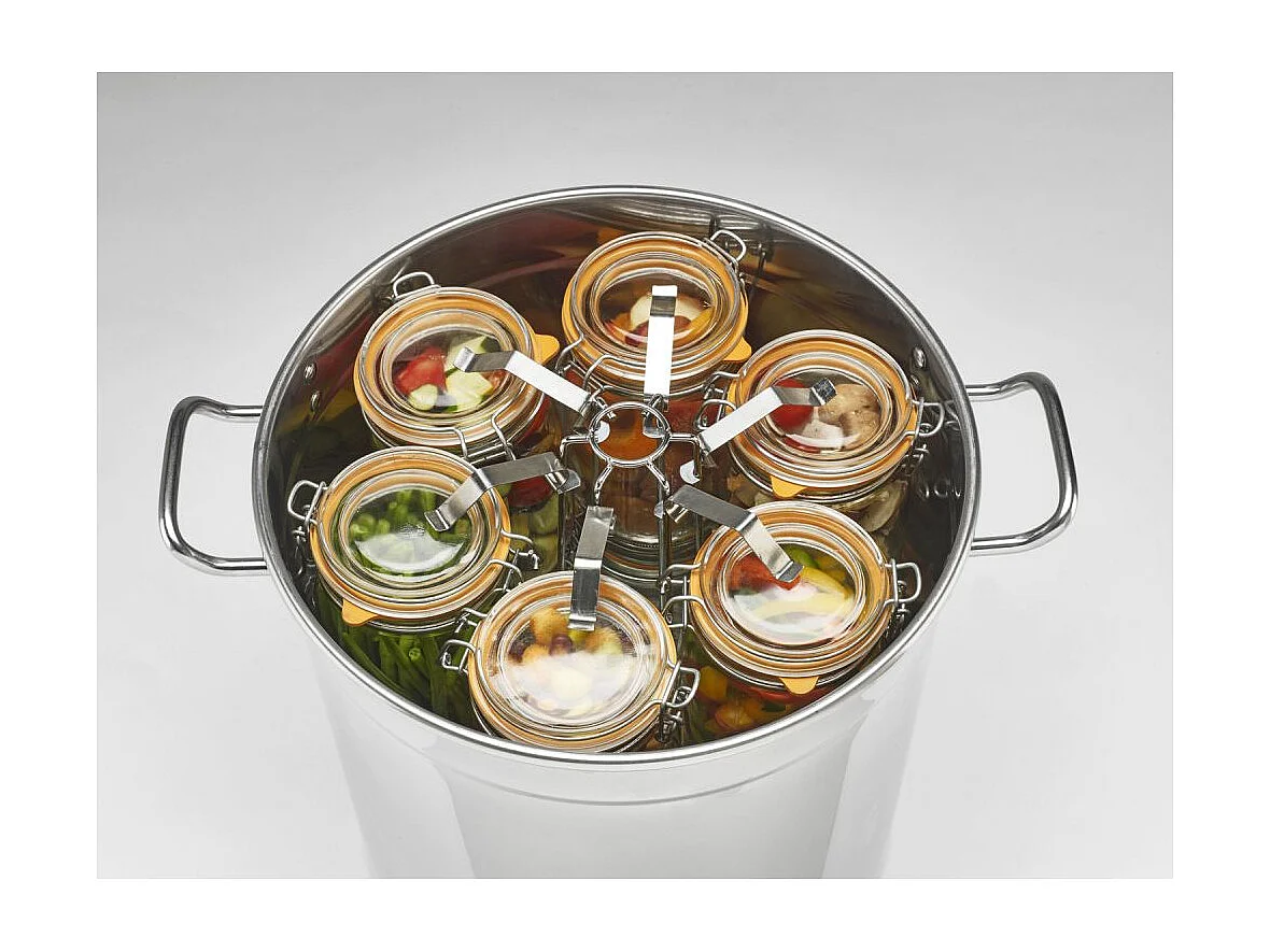 Stérilisateur ou faitout tout inox Pour 12 bocaux