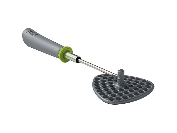 Presse-purée En Acier Inoxydable Pleafind - Poignée Antidérapante - Pour Pommes De Terre, Légumes, Avocats - Lavable Au Lave-vaisselle - 5