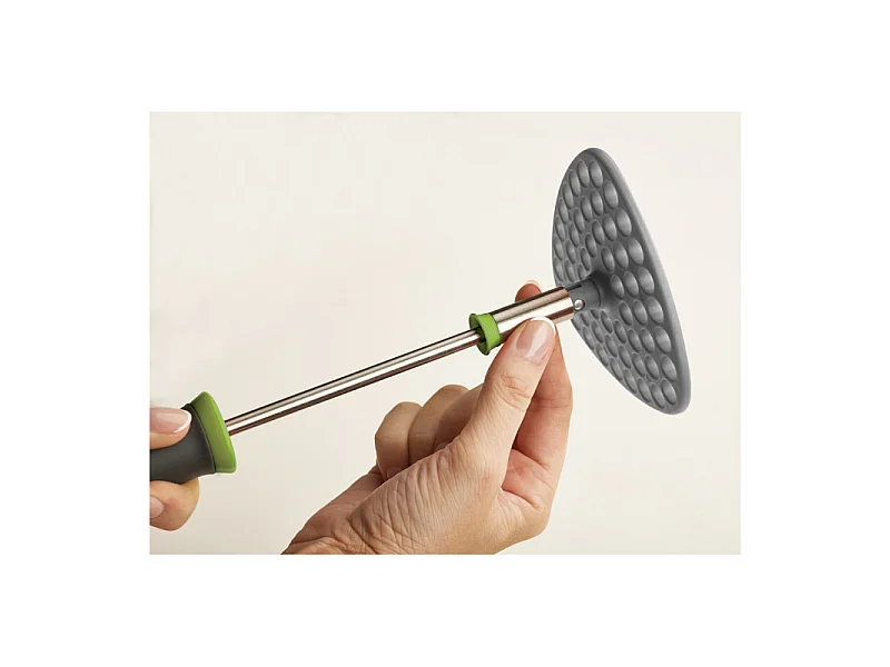 Opvouwbare ergonomische aardappelstamper Delta Joseph Joseph - Roestvrij staal grijs groen