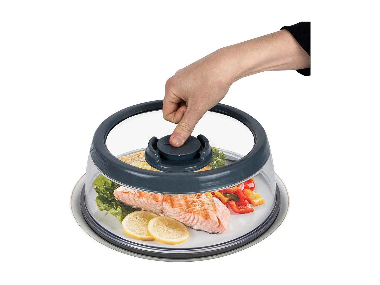 Cloche Fraîcheur "Vide d'Air" 25cm Gris