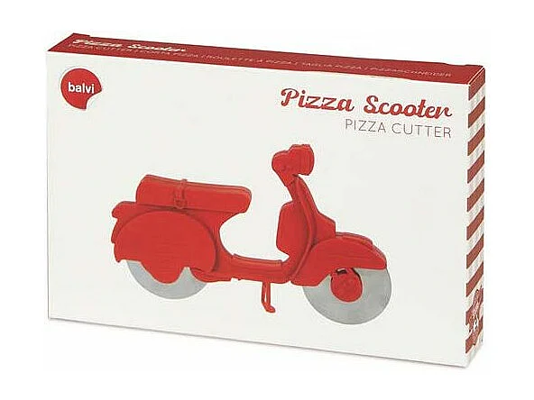 Roulette à pizza en plastique Scooter