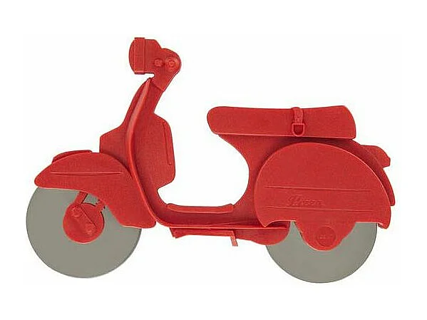 Roulette à pizza en plastique Scooter