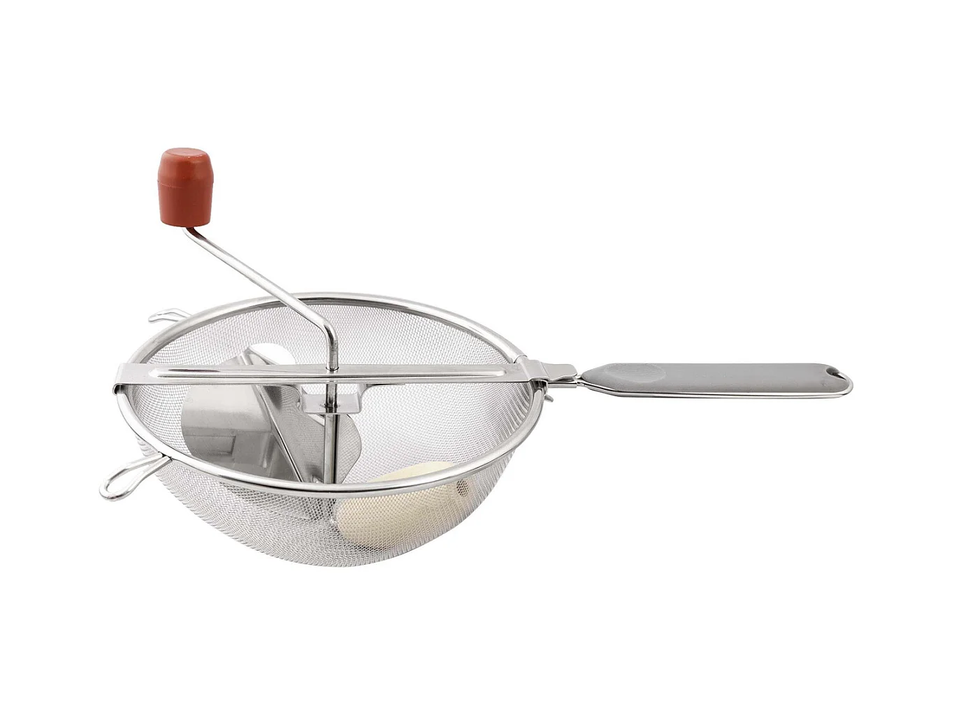 Presse coulis en acier inoxydable 20 cm