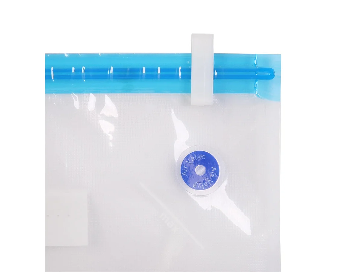 Sachet Vide D Air X4 Avec Pompe2 Bleu, Transparent