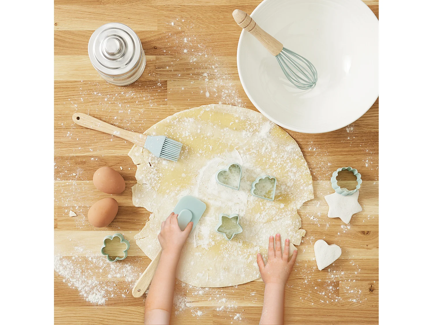 Ustensile A Patisserie Pour Enfant Coffret Bleu