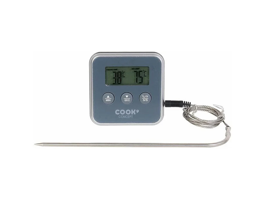 Thermomètre à sonde et minuteur électronique