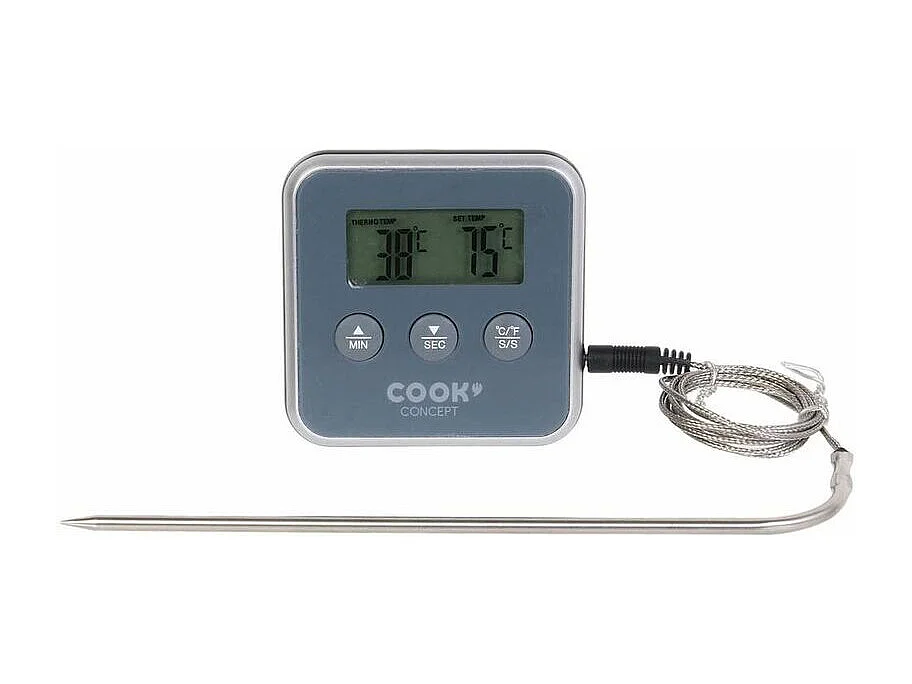 Thermomètre à sonde et minuteur électronique