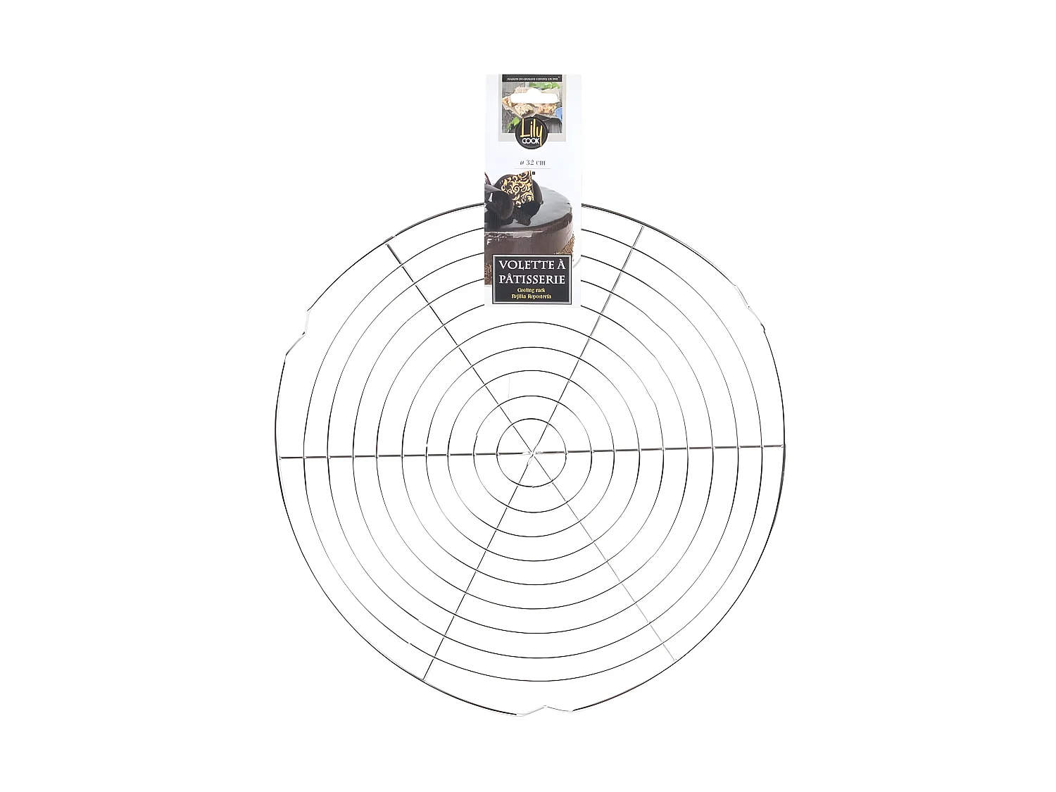 Volette à Pâtisserie en Inox "Pâtissier" 32cm Argent