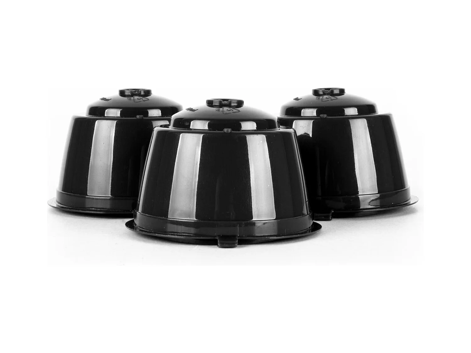 Capsule Reutilisable Compatible Dolce Gusto X3 Noir, Blanc