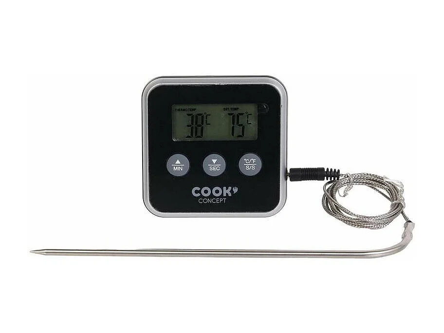 Thermomètre à sonde et minuteur électronique