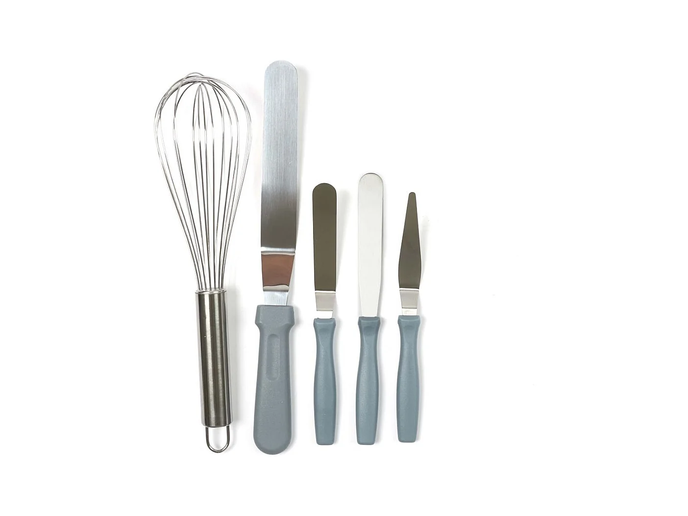 Backkoffer 45-teilig Weiß Edelstahl - Ideal für Süße Kreationen