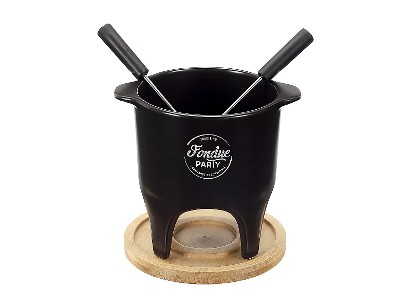 Fondue Individuelle Ou Duo Noir, Marron