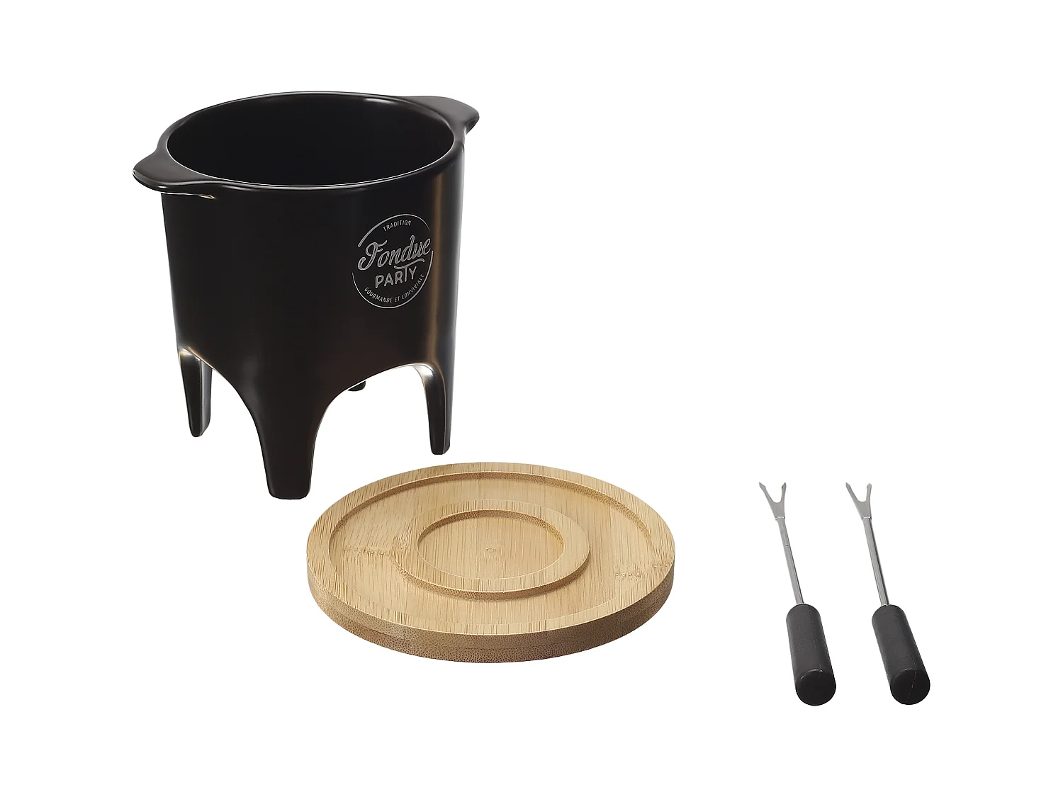 Fondue Individuelle Ou Duo Noir, Marron