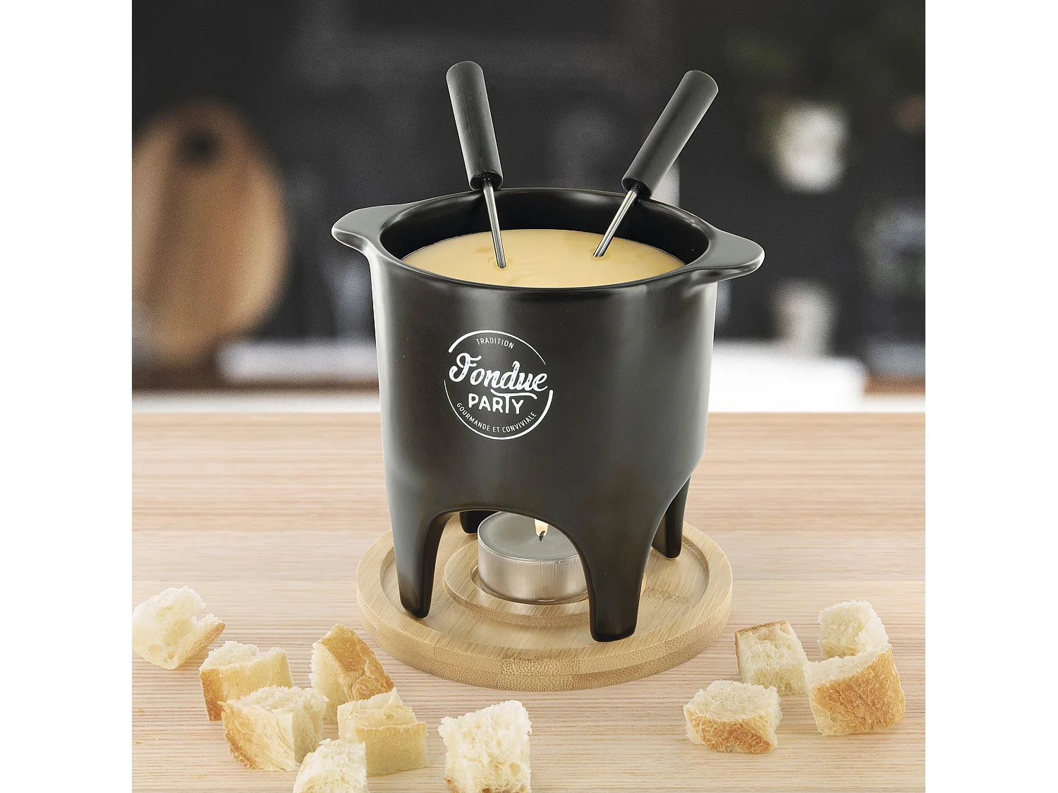 Fondue Individuelle Ou Duo Noir, Marron