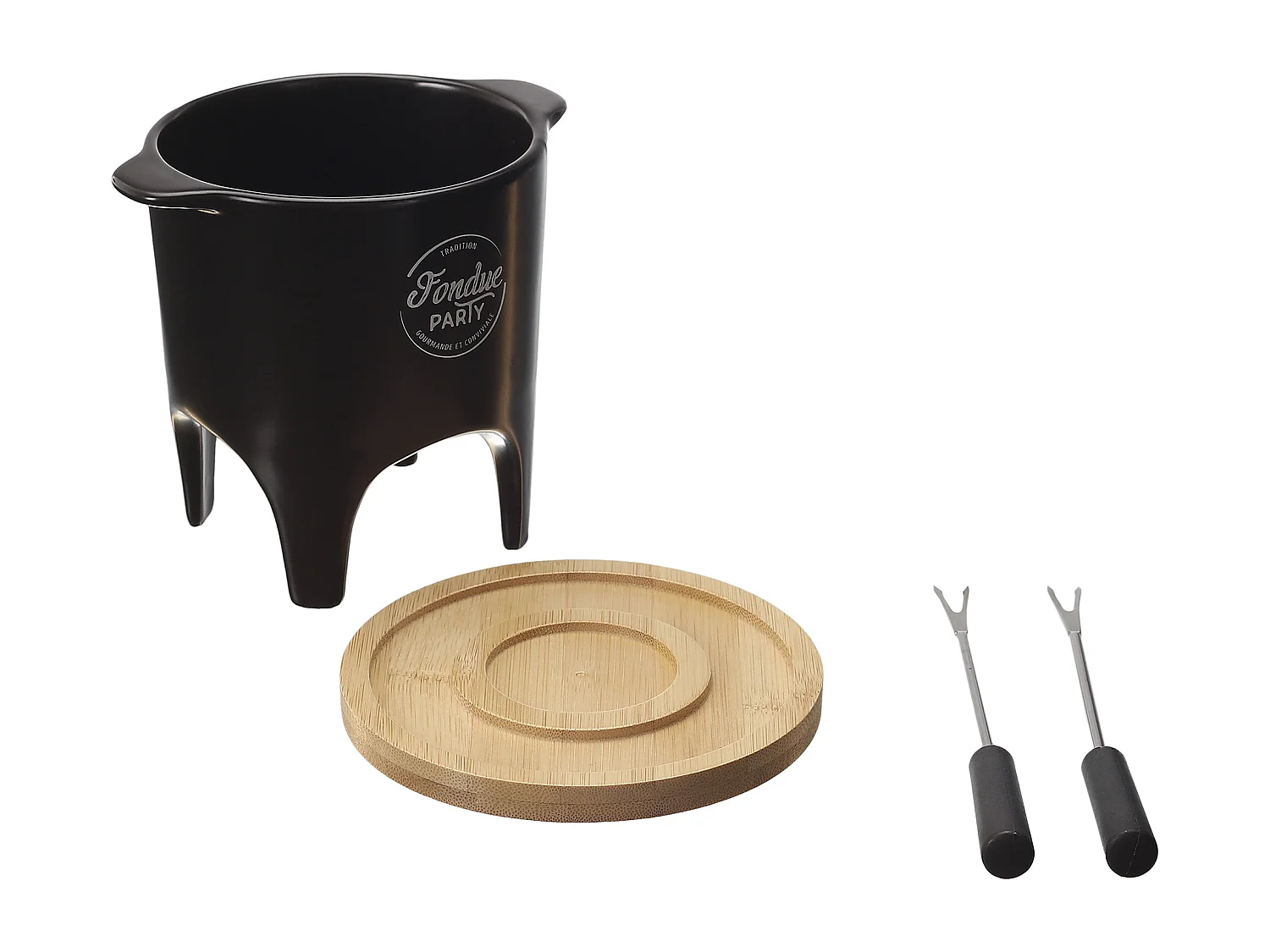 Fondue Individuelle Ou Duo Noir, Marron