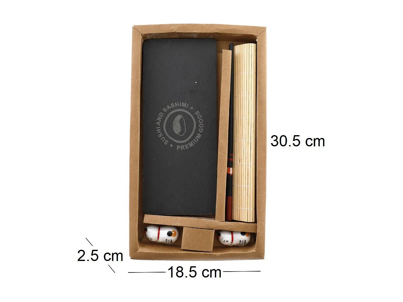 Service à sushi 6 pièces