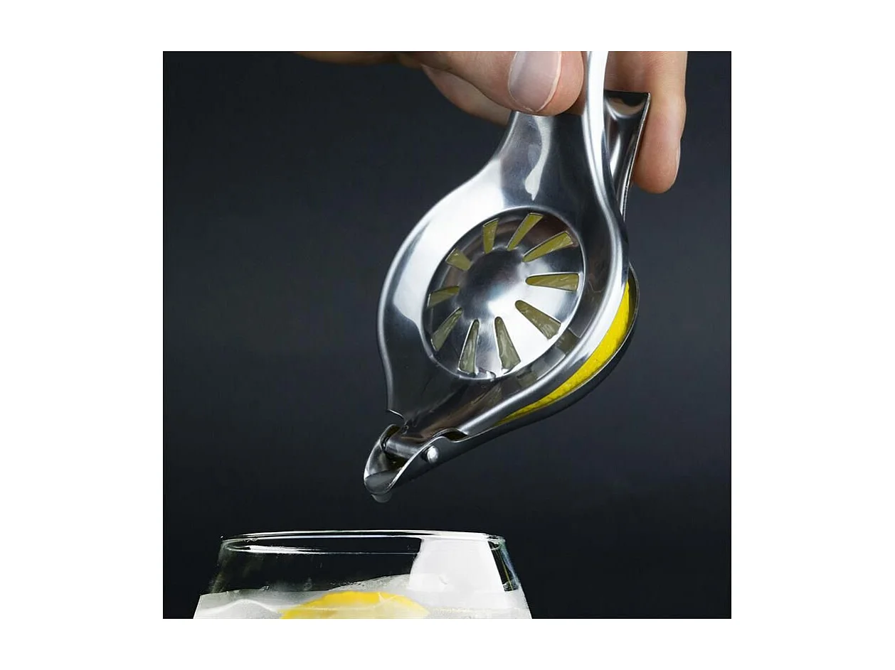 Zesteur à Citron "Inox" 12cm Argent