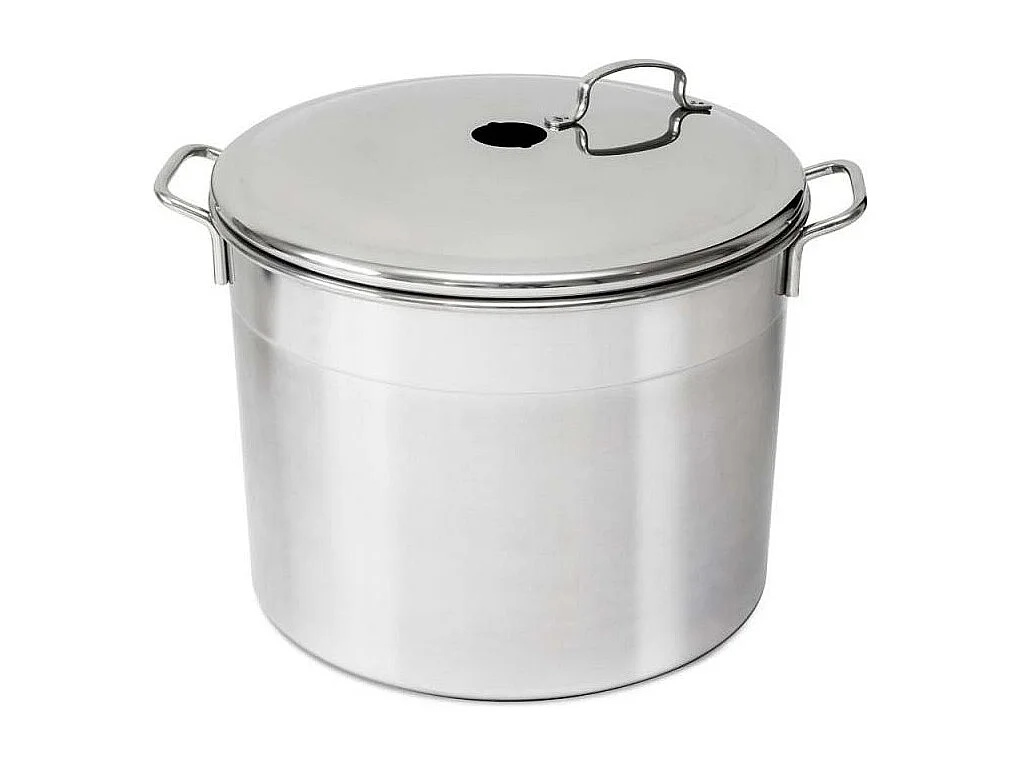 Sterilisator oder Kochtopf ganz aus Edelstahl Für 6 Gläser