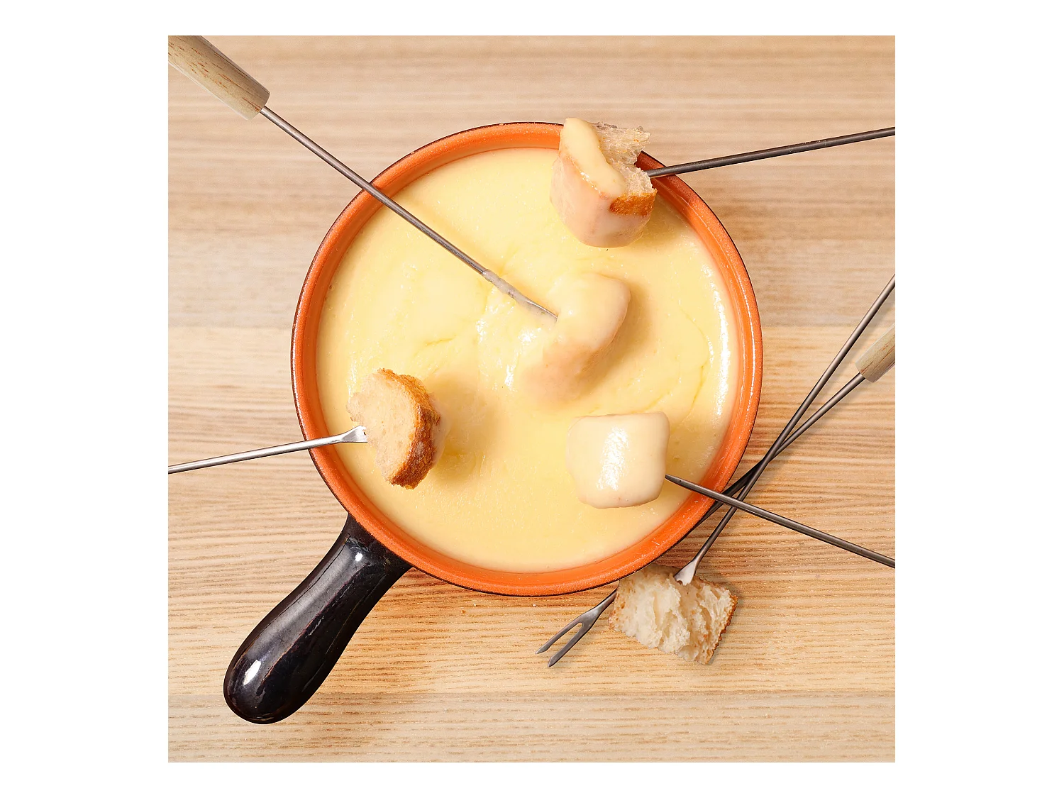 Pique A Fondue X6 Marron