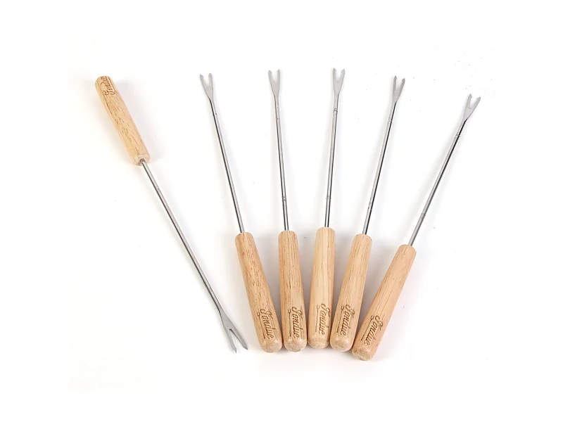 Pique A Fondue X6 Marron