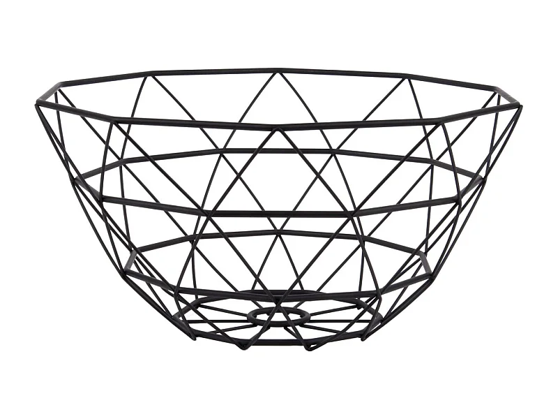 Diamentförmiger Drahtkorb aus Metall 30 cm