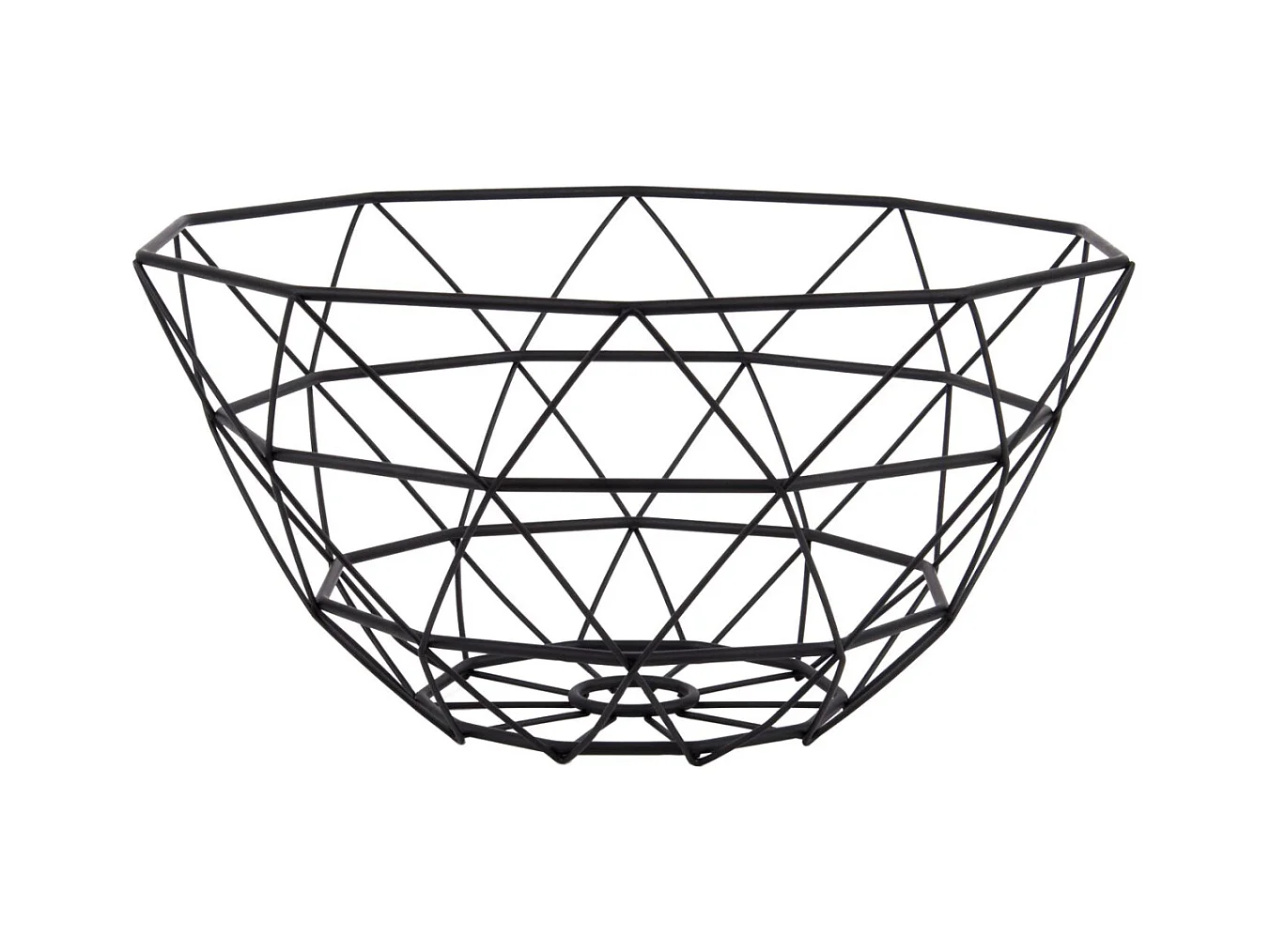 Diamentförmiger Drahtkorb aus Metall 30 cm