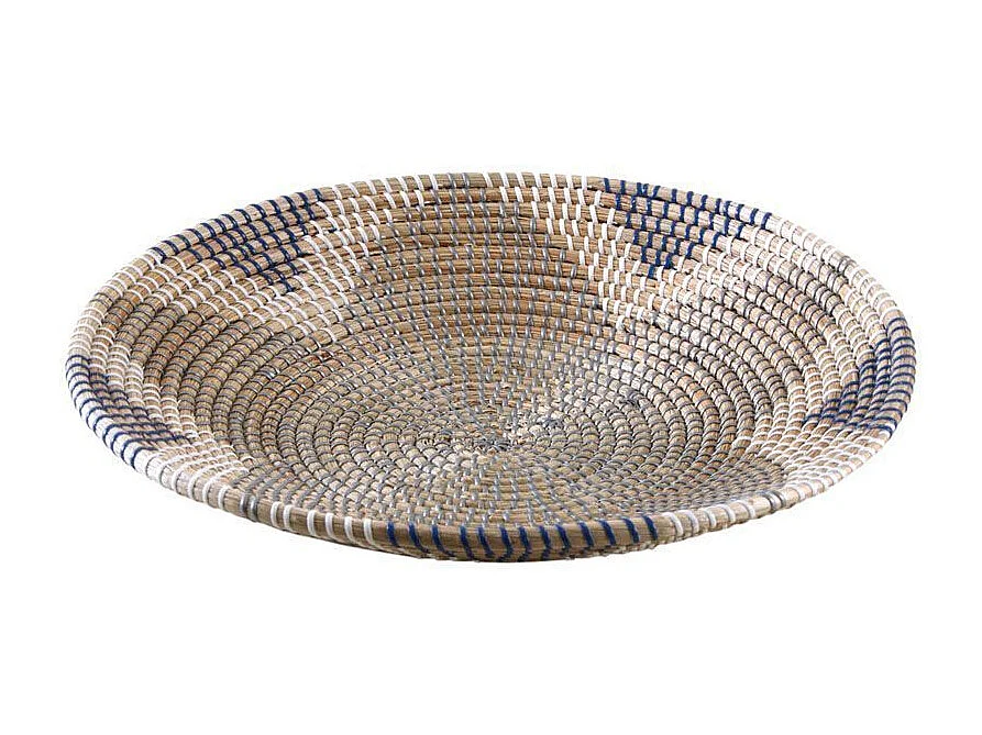 Corbeille ronde jonc de mer