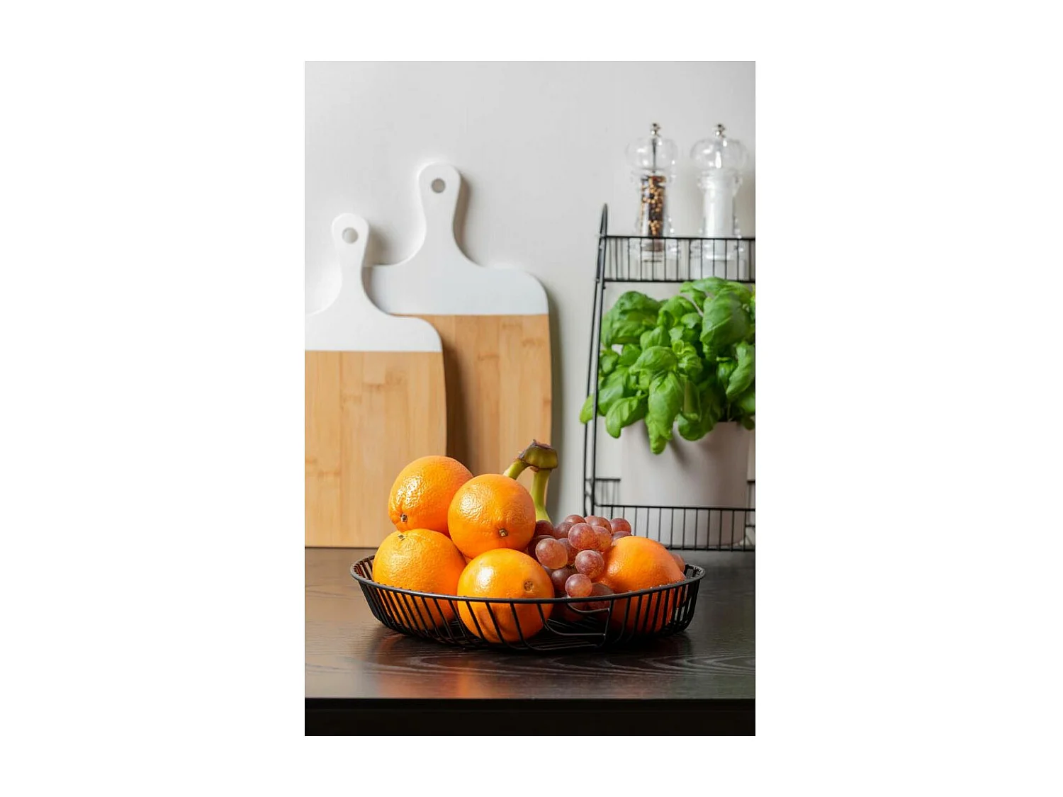 Obstkorb aus Metall Crossways