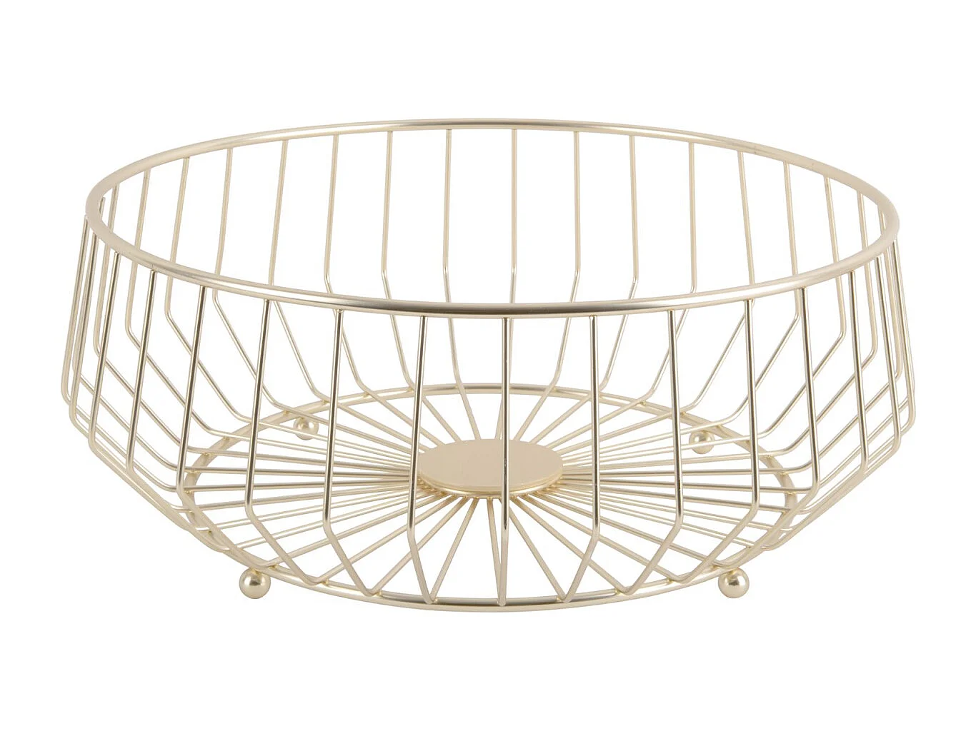 Grande corbeille à fruits en métal Linea