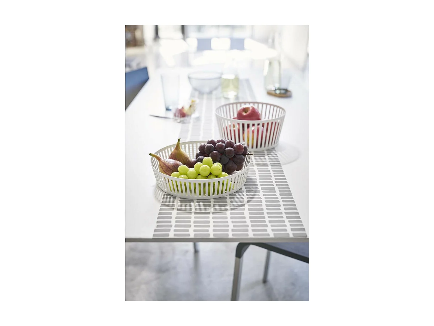 Cesta de fruta metálica Torre