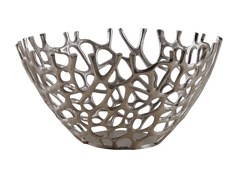 Cestino in alluminio traforato